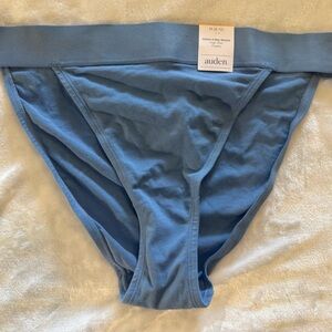 Auden High-Rise Blue Briefs